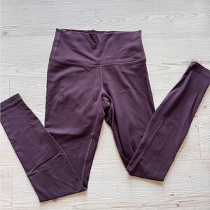 Maroon Lululemon Leggings
